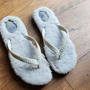 Ugg Fuzzy Flip-Flop Sandals